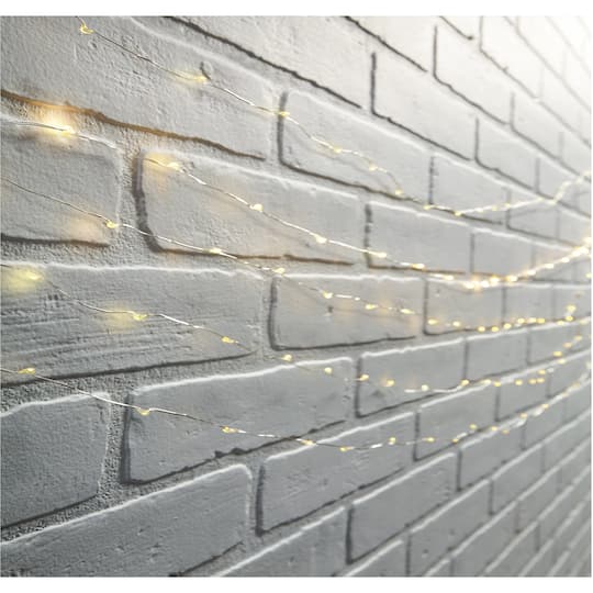 For The 300ct Warm White Led String Lights By Ashland At Michaels - String Lights Brick Wall